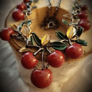 Gorgeous Cherry Necklace